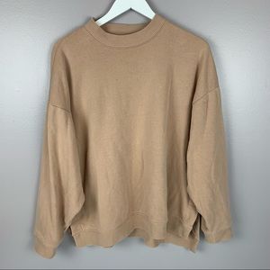 American Eagle Outfitters Tan Sweatshirt